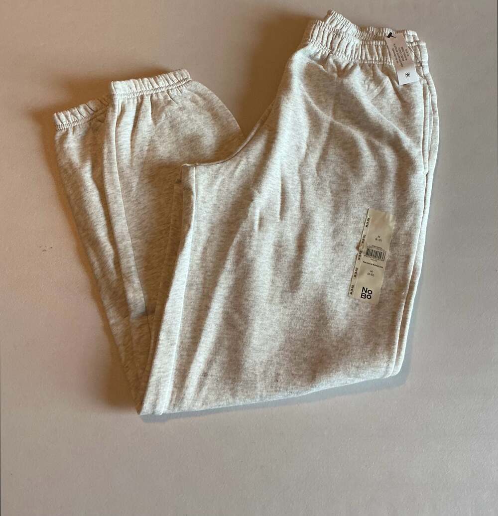 No Boundaries Fleece Jogger grey heather Size Medium M (8-10)